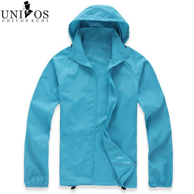 

Windbreaker Men Women Fashion Thin Summer Waterproof Sportwear 2020 Brand Men's Jacket Men's Fit Quick-dry Jackets R1021, Black