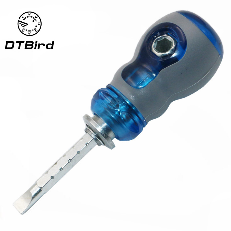 

Short Distance Screwdriver and Slotted Screw Driver Mini Dual Purpose Scalable Screwdrivers With Magnetic 1 Pcs