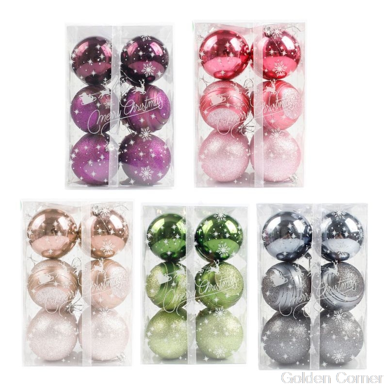

12 Pcs Shining Christmas Ball Small Shatterproof Christmas Tree Hanging Decorations for Tree Ornaments Au10 20