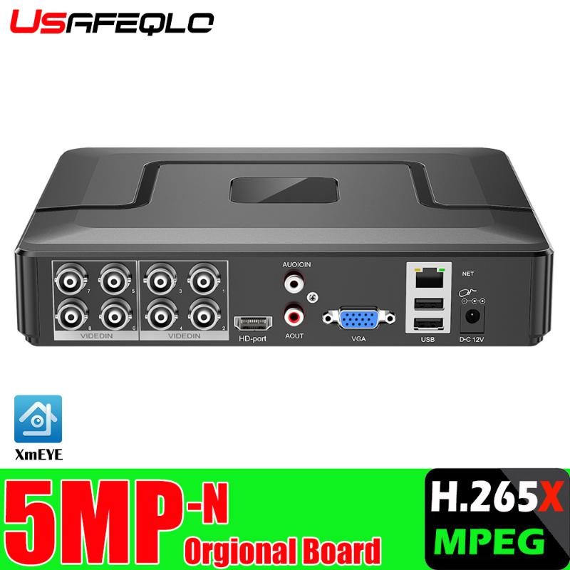 

5in1 H.265X 4ch 5M-N 8CH 1080NH HVR Security CCTV hybrid video recorder DVR P2P support AHD/TVI/CVI/CVBS/IP cameras ONVIF NVR