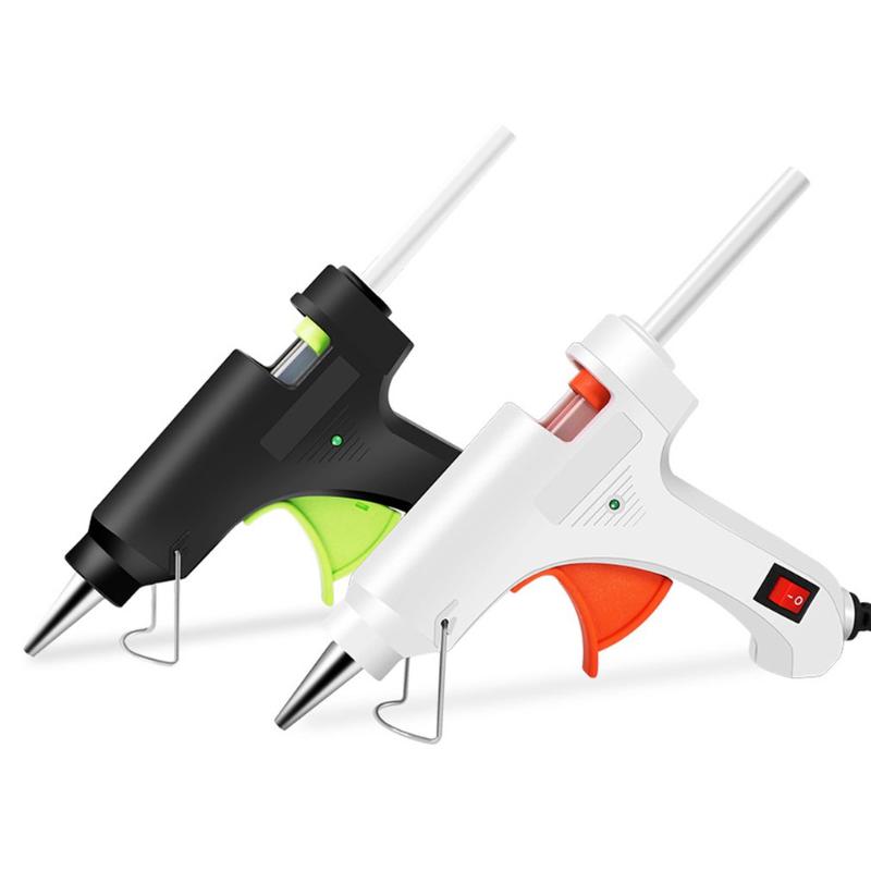 

20W 220V Industrial Hot Melt Glue Gun Thermo Electric Heat Temperature Jewelry Toy Repair Tool Without Glue Stick US Plug Sale