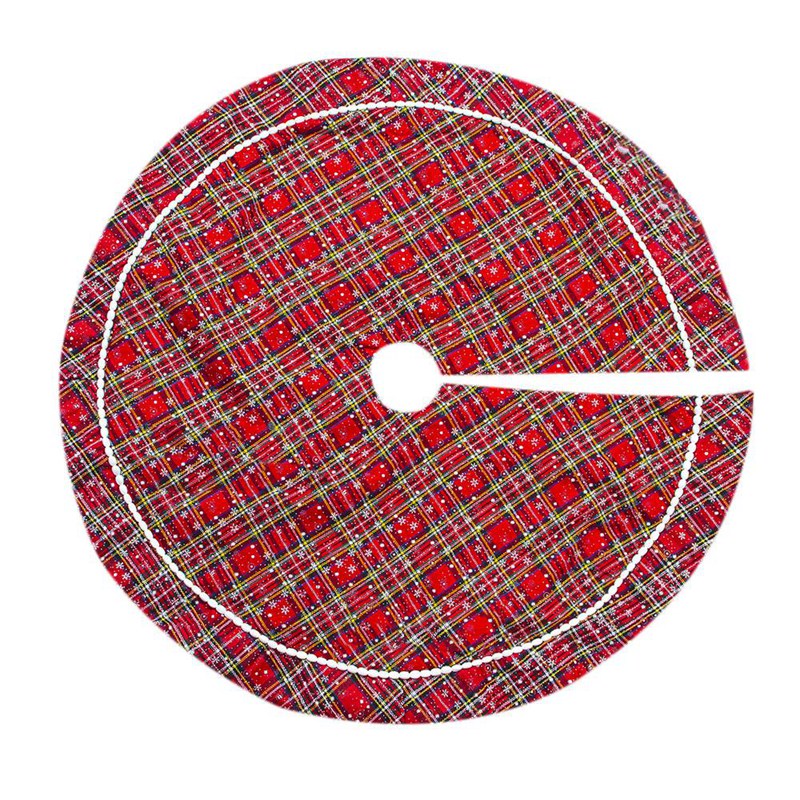 

40Inch Xmas Tree Skirt Holiday Tree Ornaments Christmas Skirt for Christmas Crafts