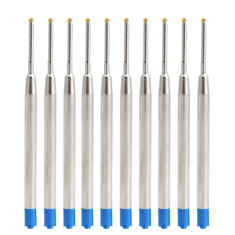 

10pcs Black Ink Universal Style Standard 1MM Ball Point Pen Refills Medium Nib X6