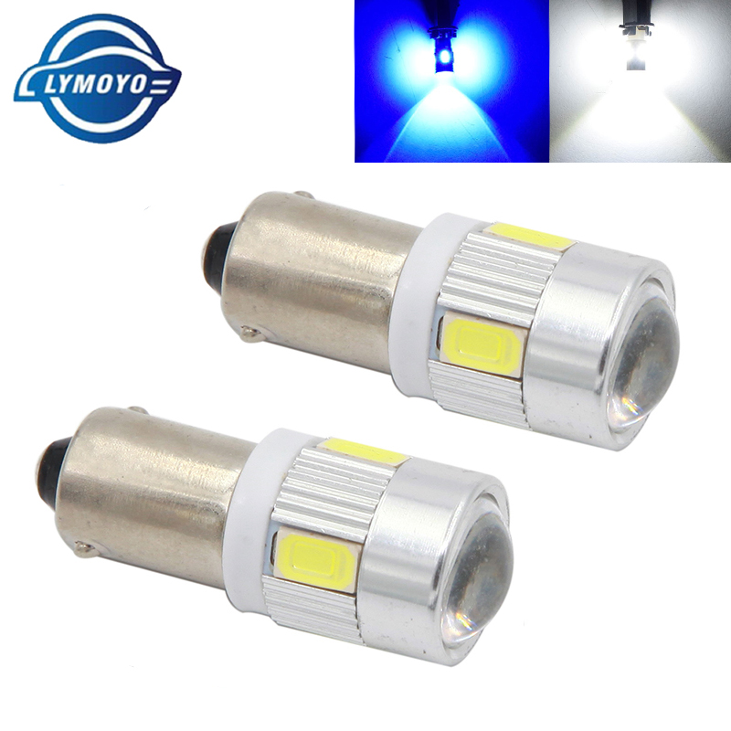 

10PCS/LOT white car t4W bulbs BA9S auto Clearance Lights car marker light parking BULBS reading dome Lamp license plate light, As pic