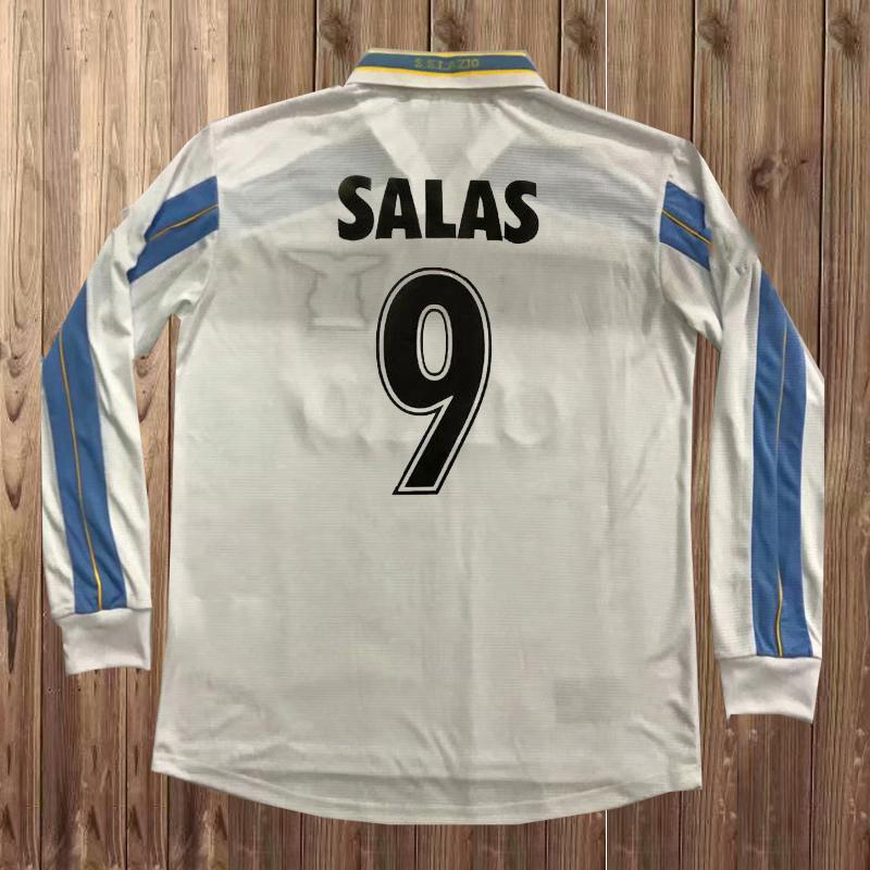 

1999 2000 2001 Lazio away retro jersey SALAS MIHAJLOVIC VERON STANKOVIC MANCINI NESTA NEDVED INZAGHI Crespo classic vintage football shirt, Black;yellow