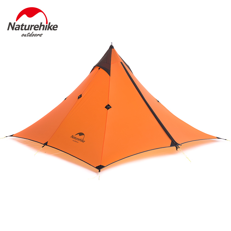 

Naturehike 1 Man Single person rodless camping tent outdoor ultralight camp teepeee pyramid tents