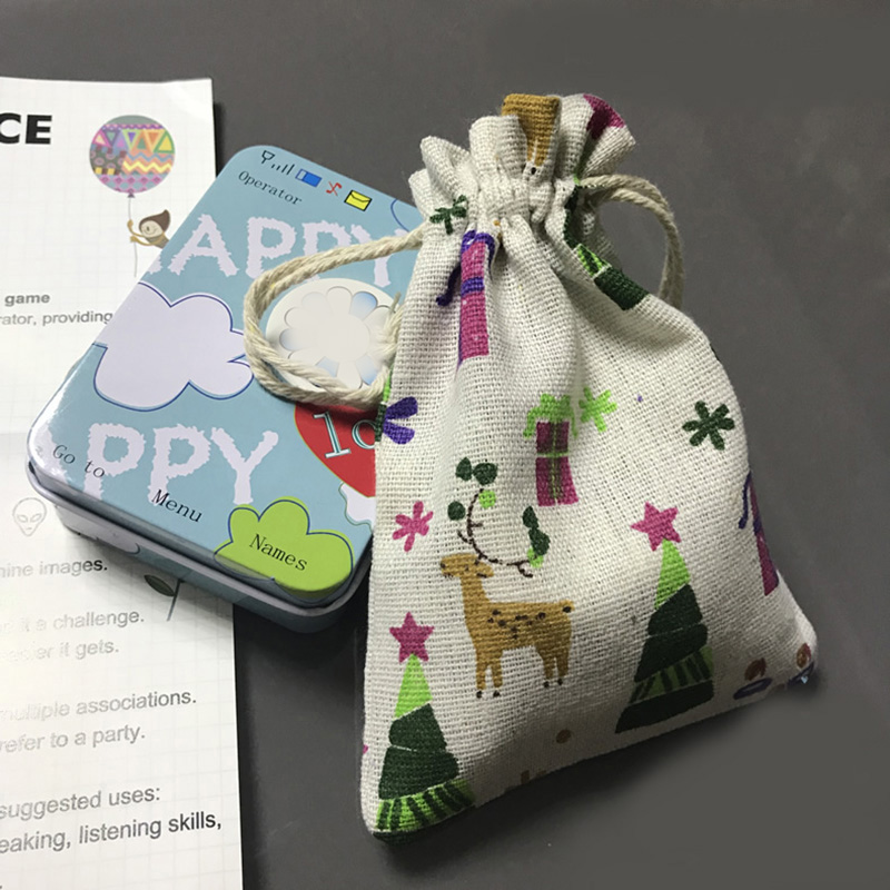 

Story Dice Puzzle Game Gift Telling Story Metal Boxes Family/Party/Friend Parents With Children Funny English Party Favors Game