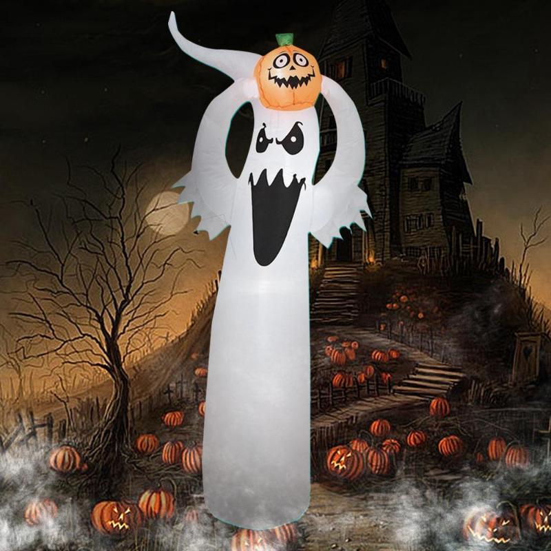 

Airblown Ghost Gift Package Halloween Drop Ornaments Party Decor Inflatable Ghost Giant with LED Toy New Year Pumpkin