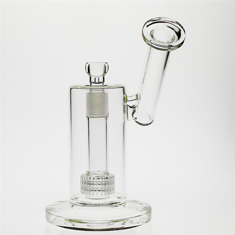 

New 8.86 inch Glass Water Bongs Mini Dab Rigs Heady Water Pipes With Bowl Recycler Beaker Bong Thick Bubbler Smoking Accessories