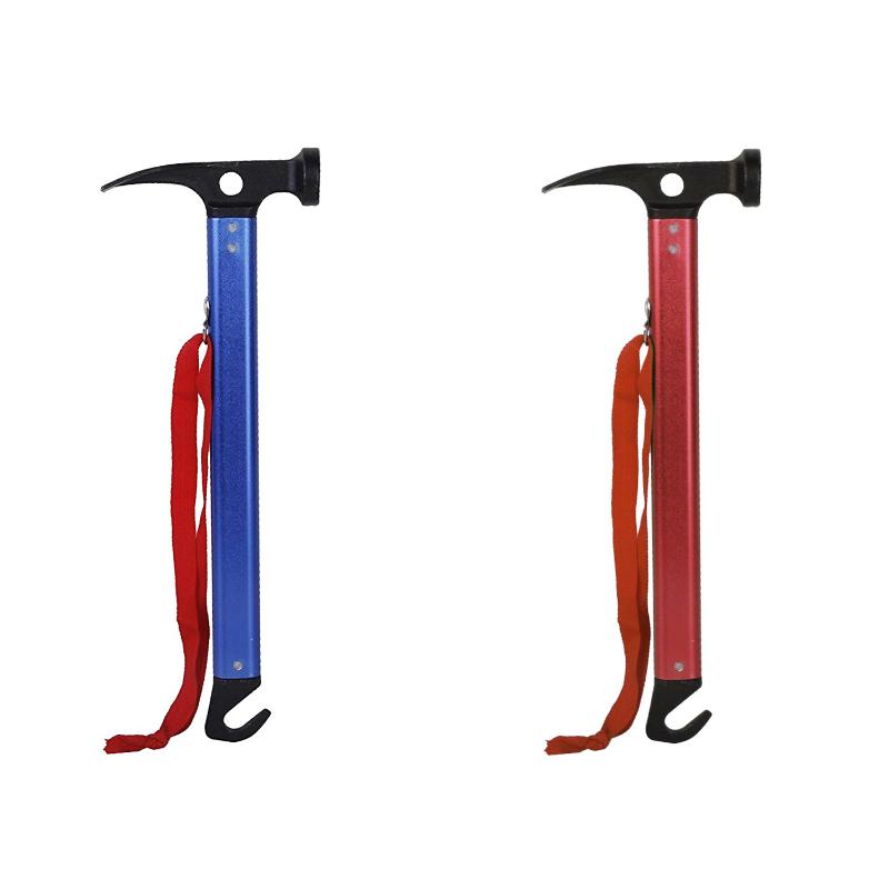 

Multifunction Aluminum Alloys Camping Mallet Hammer, blue