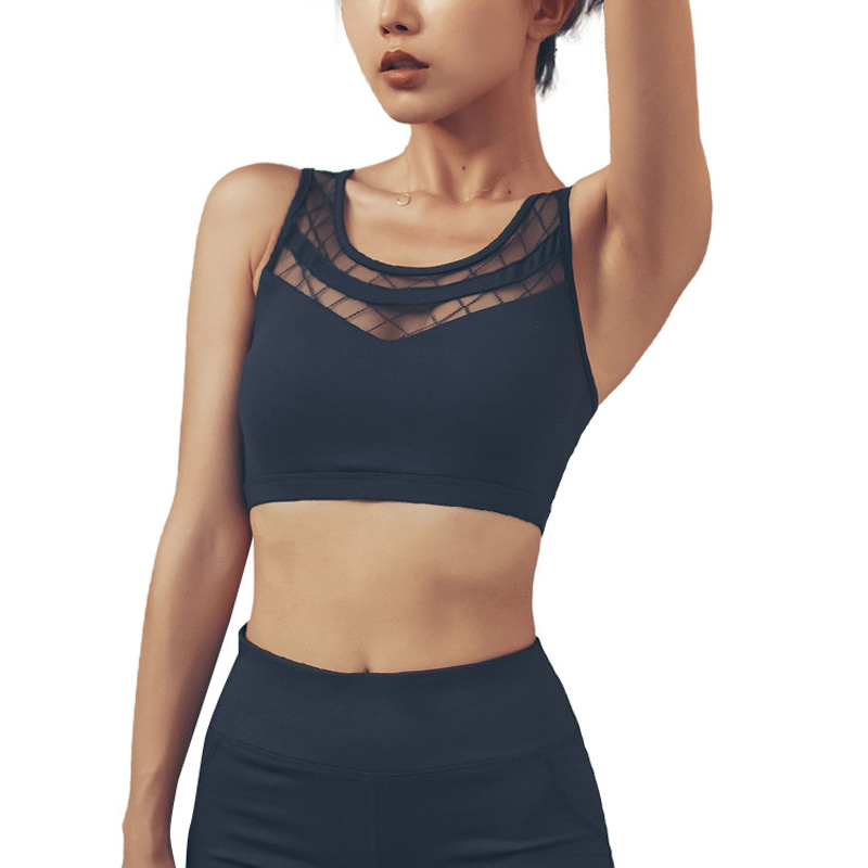

Gym 2 Piece Set Workout Clothes for Women Sports Vest and Lace Trim Track Pants Yoga Set, Black
