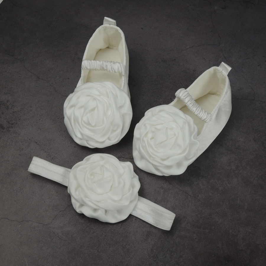 white crib shoes girl
