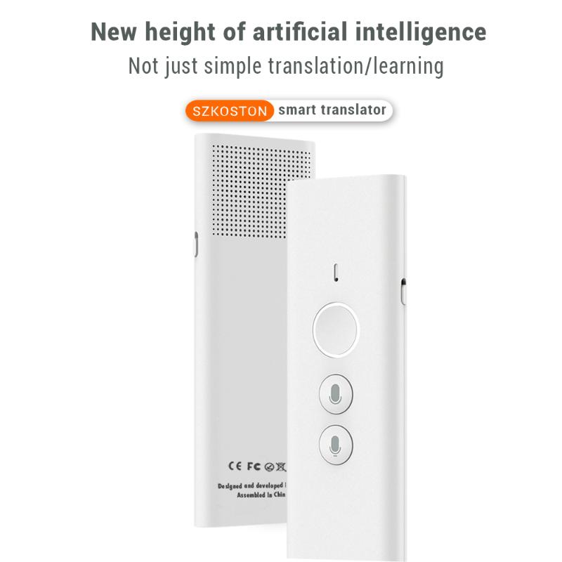 

40 Languages Smart Translator Multi-language Instant Voice Translator Portable English Language for Learning Tourism Business
