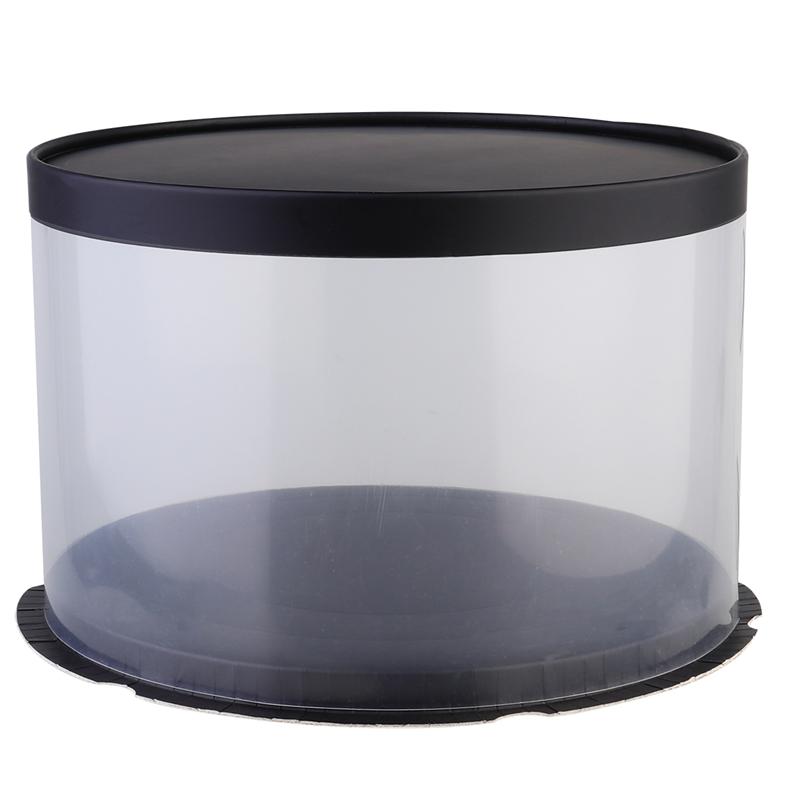 

1 pc Plastic Boxes Cake Box Paper Lid Boxes for Wedding Cake Packaging(27*27*17CM