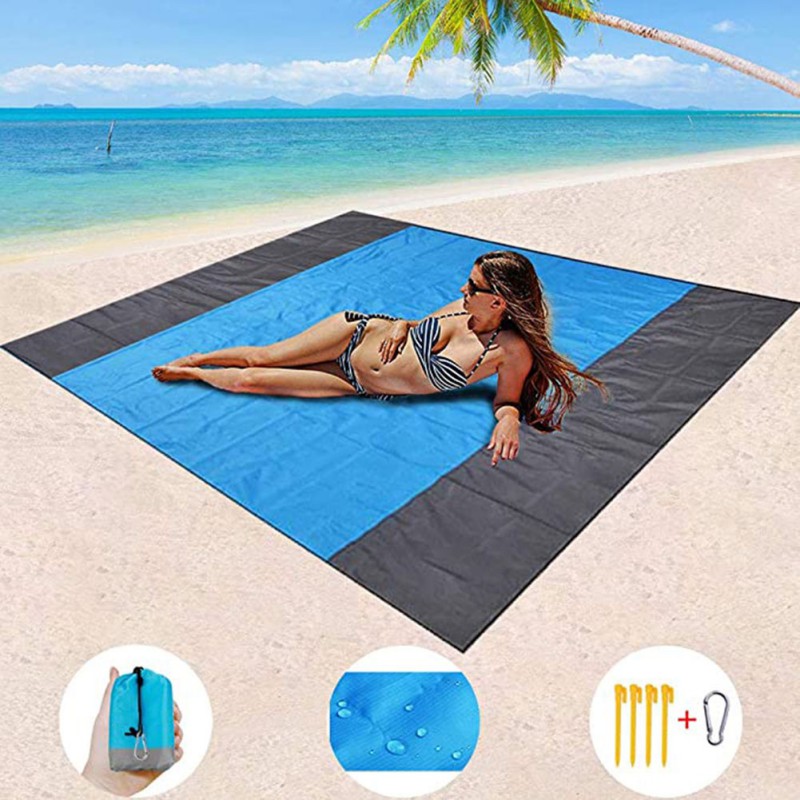 

INSIGHT Portable Picnic Beach Mat Camping Tent Mat Pocket Blanket Waterproof Beach Blanket Mattress Outdoor Picnic
