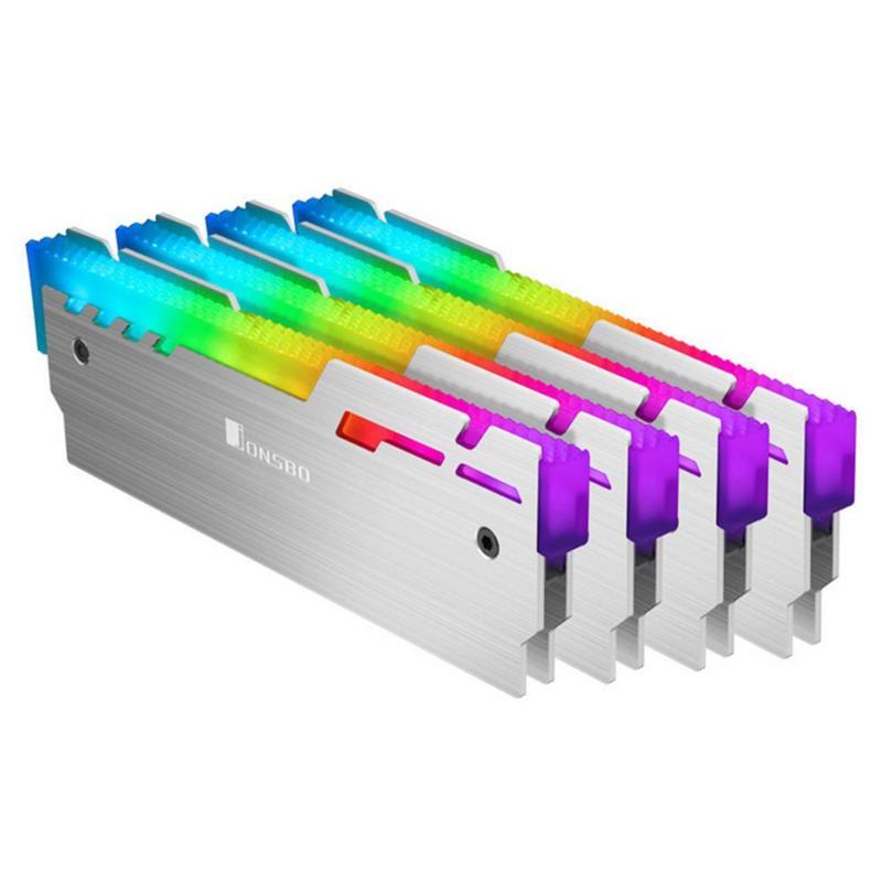 

JONSBO NC-3 RAM Heatsink Radiator Cooler 2pcs 3 Pin 5V ARGB Light Control Desktop Memory Cooling Heat Dissipation Cooler Vest