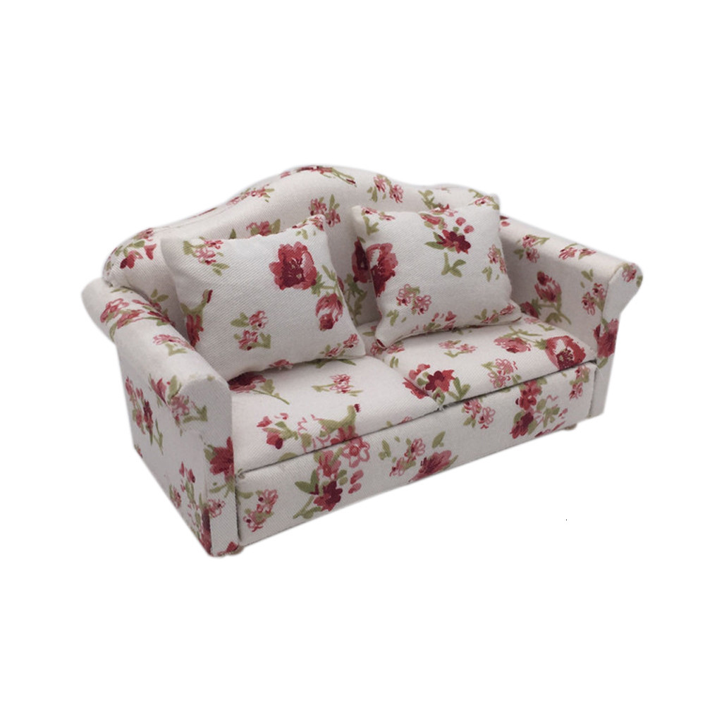 High Quality Mini Dollhouse Furniture Sofa Set Miniature Living Room