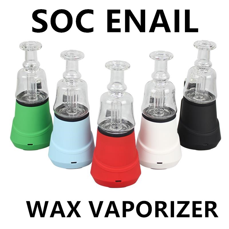 

Original G9 SOC Enail Kit Wax Vaporizer Waxx Atomizer 2600mAh TC Vape Mod Concentrate Shatter Dab Rig, Random colors