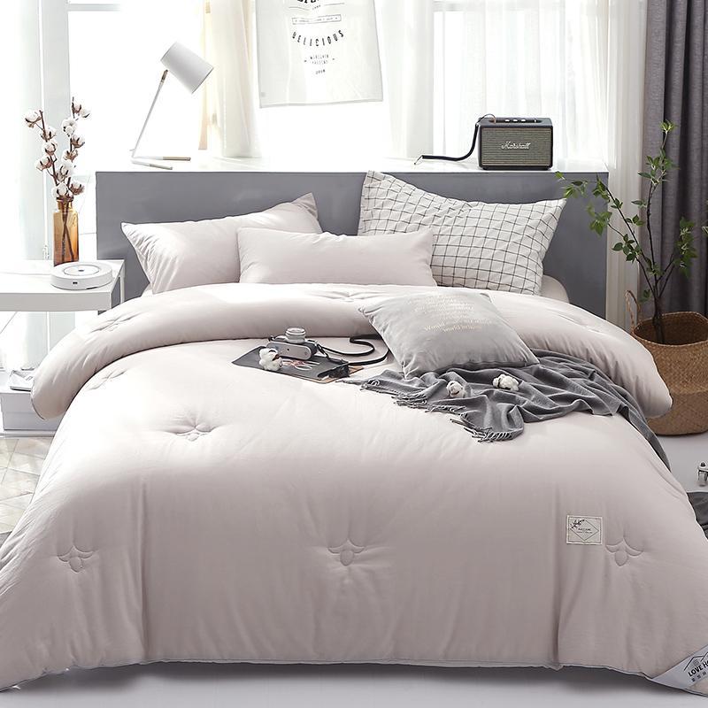 

White Hotel All Season Luxury 100%Cotton Ultra Soft Comforter Fill Duvet Hypoallergenic Twin Queen/Full size for Kids Adults, Color 3