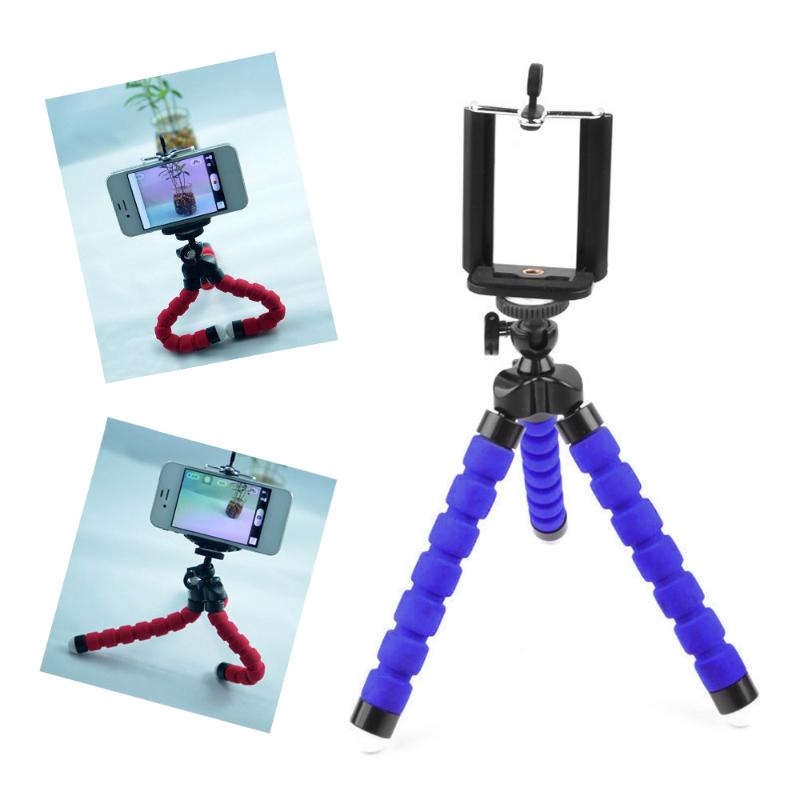 

Sponge tripod octopus bracket small lazy mobile phone holder portable mobile phone universal bracket plus clip