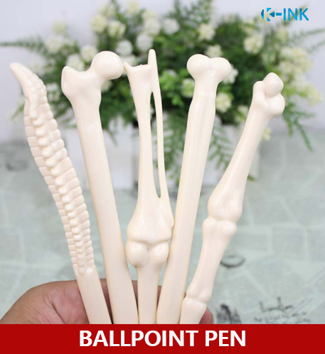 

20pcs/ lot , Creative bone ballpoint pen , novelty bone ball point pen for Halloween, White
