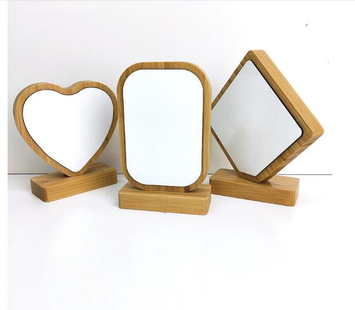 

thermal transfer bamboo photo frames 4 styles bamboo crafts sublimation blank picture rahmen for Christmas gifts Desktop Decoration #37103