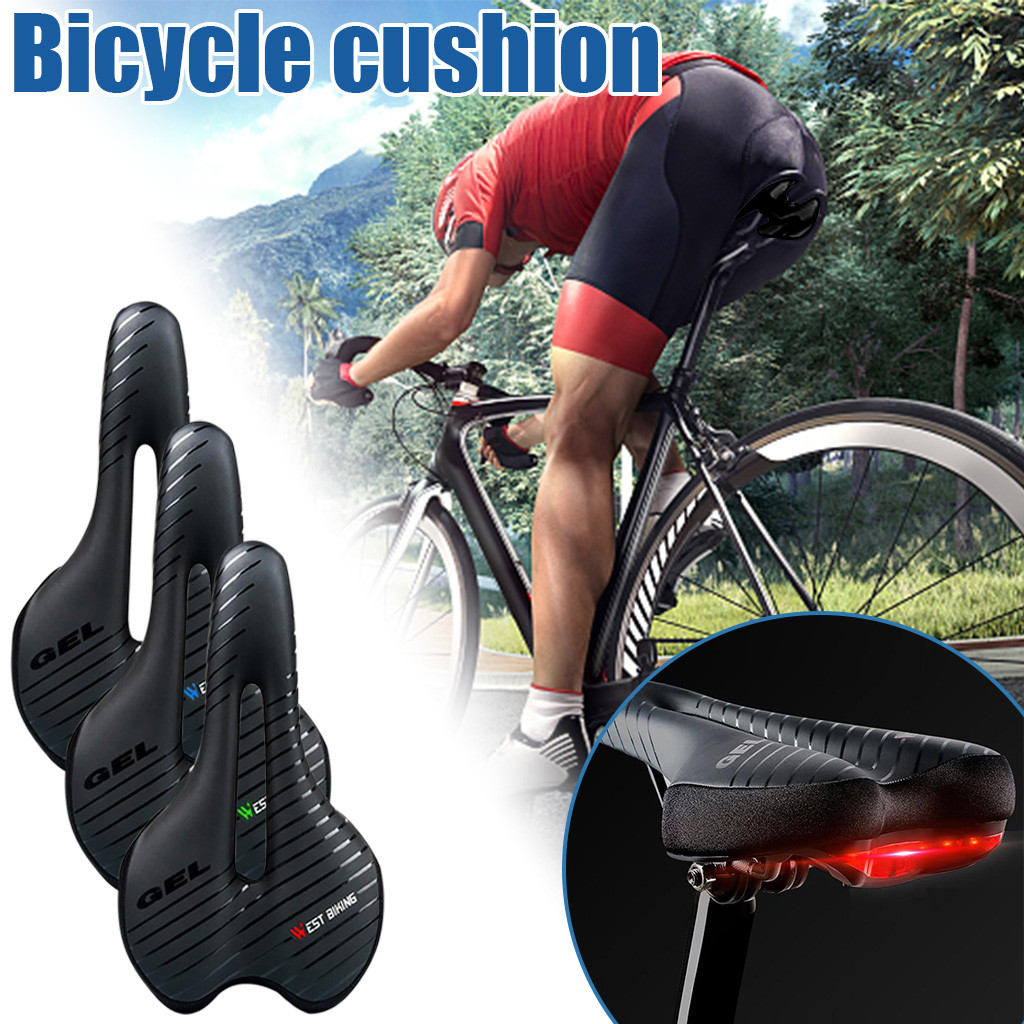 Bicycle Seat Comfortable Road Bike Mountain Seats Thick Cushion Hollow Bicycles Saddle Outdoor Bikes Accessories-image-575673894
