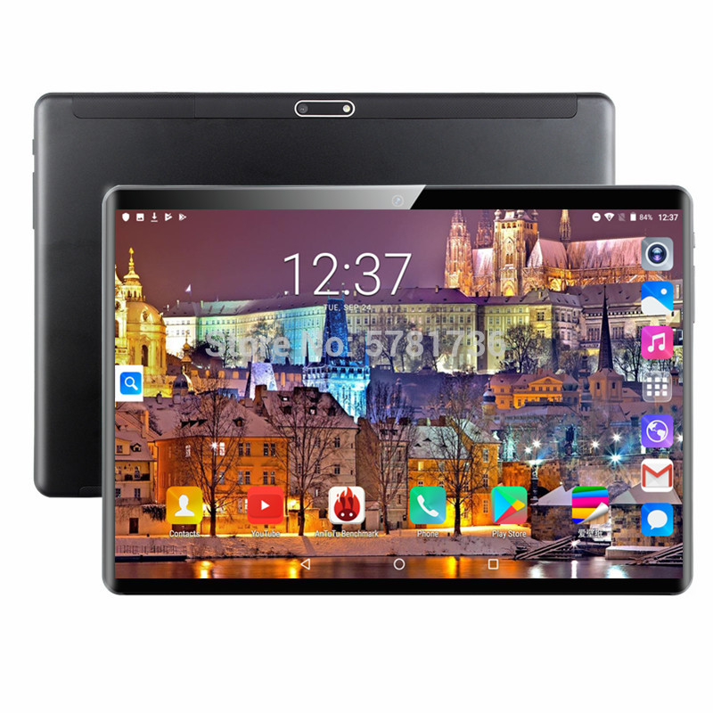 

Free shipping Original 10 inch 6GB+128GB 3G/4G Phone Call SIM card Android 9.0 Octa Core CE WiFi FM Tablet pc 10 10.1, Black