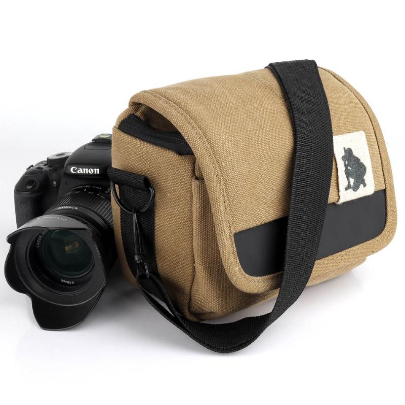 

Canvas Digital Camera Bag Case For GX80 GX85 LX7 LX100 GF8 GF7 GF6 X-T10 X-T20 X-T2 E-M10 E-M5 E-PL7