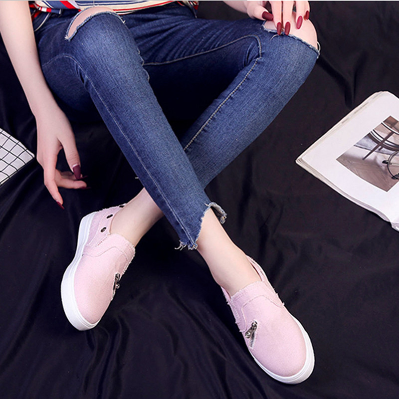 

Summer Sport Flat Canvas Training Shoes Female Denim Sneakers Femme Sneakers Women Zapatillas Mujer Platform Basket Fashion