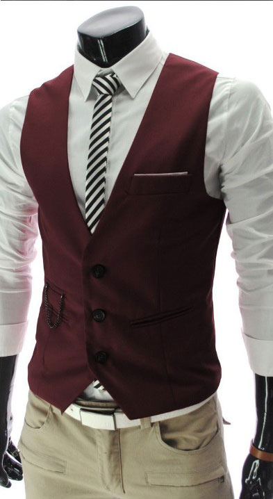 

2020 New Arrival Formal Business Vests For Men Slim Fit Mens Suit Vest Male Waistcoat Gilet Homme Casual Sleeveless Jacket Stock, Ivory