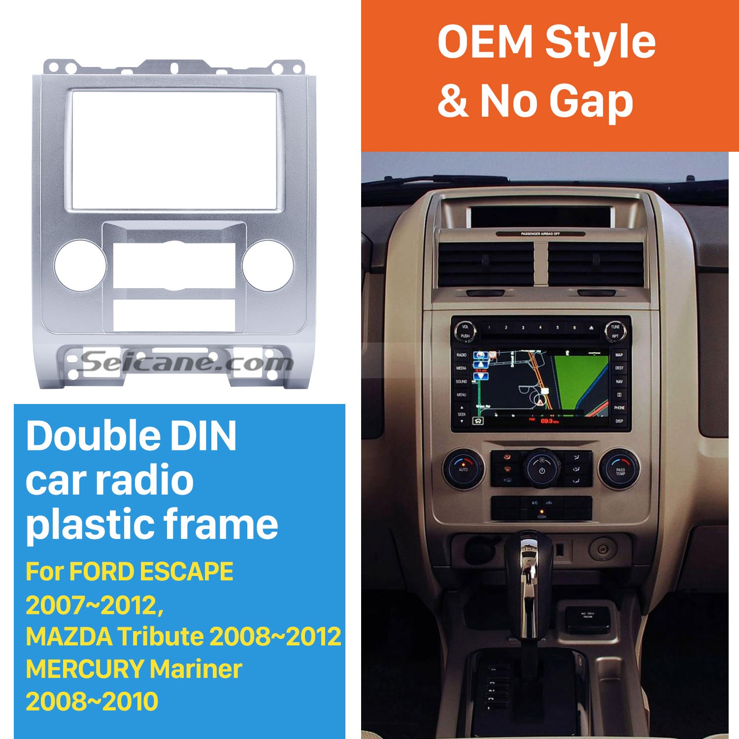 CD Radio Façade Panneau Contour pour Mazda MX5 Tribute