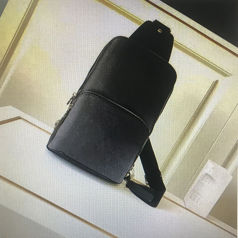 

2020 AVENUE Sling Shoulder Bag Classic Men Chest Cross Body Bag Leather Sporty Cycling Packs Outdoor Shoulder Bags shoulder backpack, Size:21x31x9