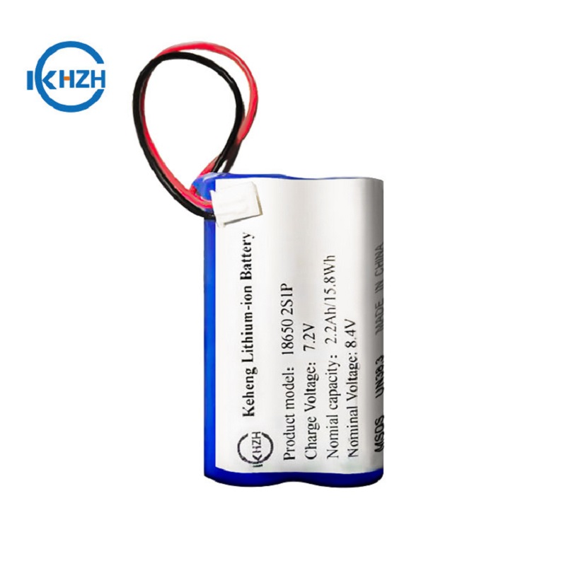 

Top quality 7.4V batteries packs 2Ah 2.2Ah 2.5Ah 2600mAh 2S1P rechargeable 18650 li ion Battery Pack for sweeping robot