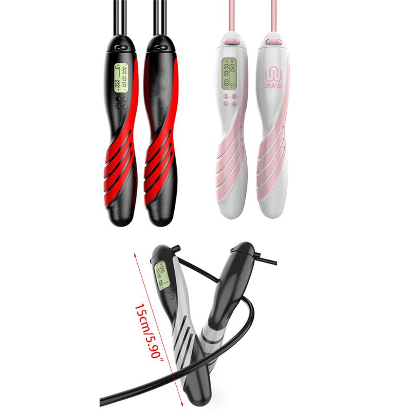 

Counting Jump Rope With For Adult Kids Speed Sports Exercise Fitness Equipment