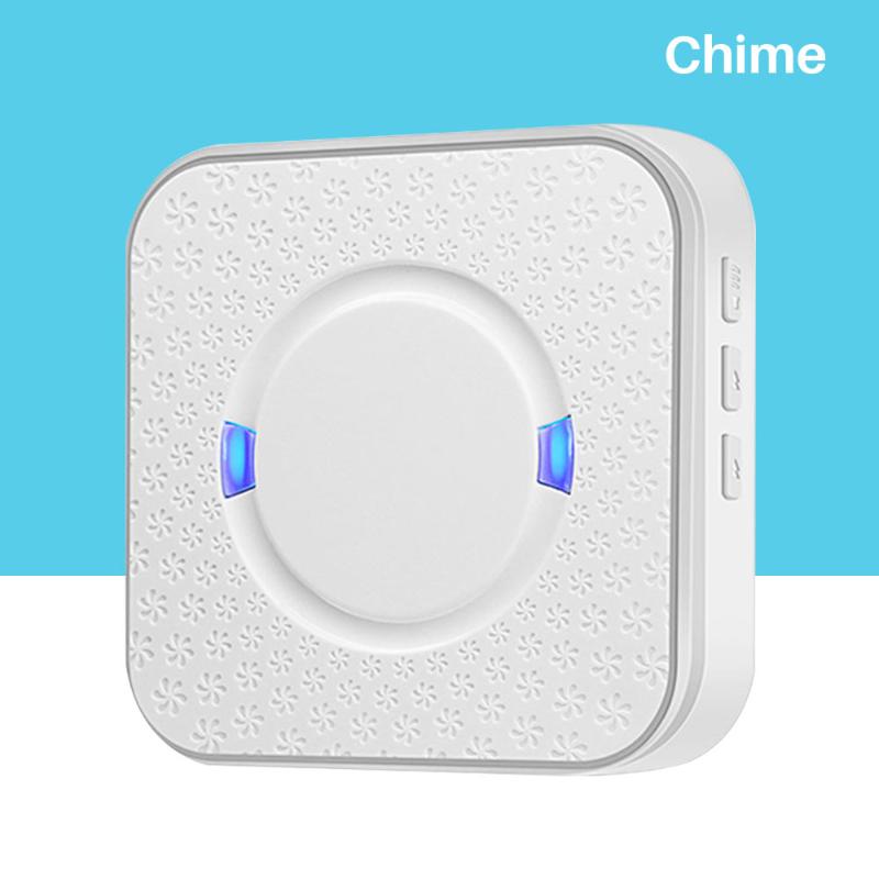 

AC 90V-250V Ding Dong 52 Chimes 110dB Wireless Doorbell Receiver Wifi Video Doorbell Camera Low Power Consumption Indoor Bell