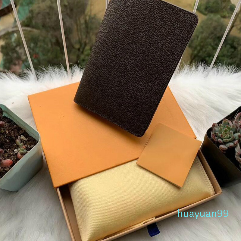 

New-Men genuine leather passport cover wallet women luxury credit card holder men business card holder travel wallet porte carte carteira, Black grid