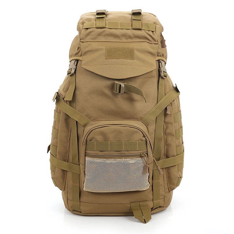 

Molle 60L Camping Rucksack Tactical Bag Backpack Large Waterproof Backpacks Camouflage Hiking Outdoor Army Bags XA281WA, Black