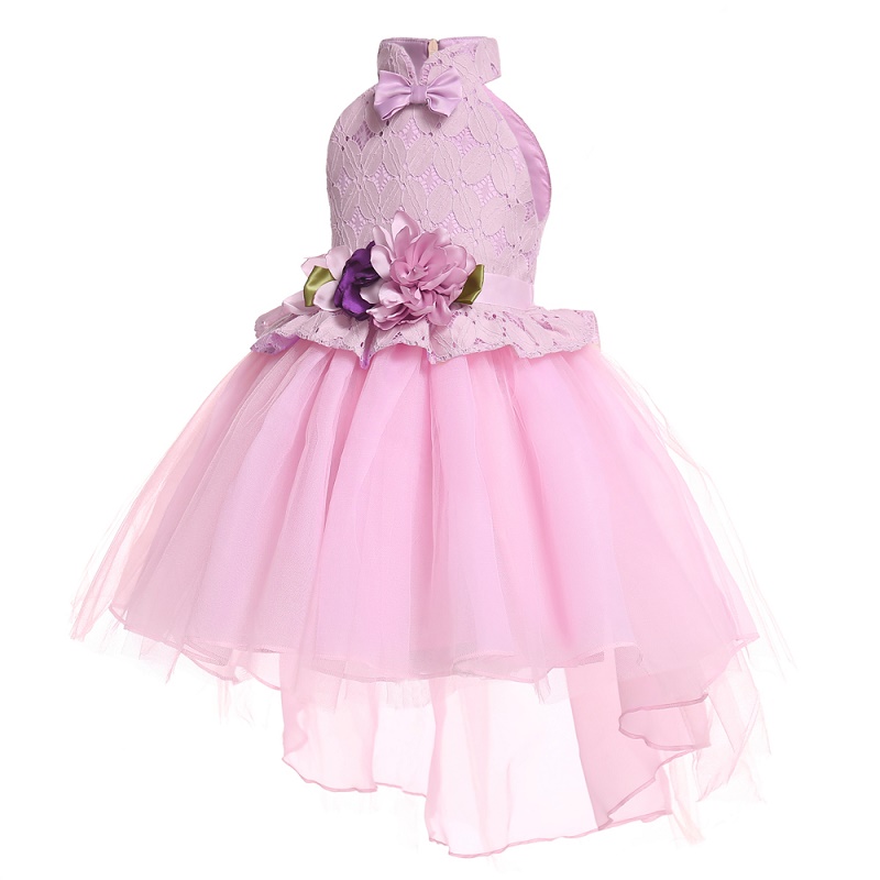 

Baby princess Birthday party dresses Bow lace Tuxedo Girls dress for wedding formally flower girl dresses Baby girl's clothes, As picture