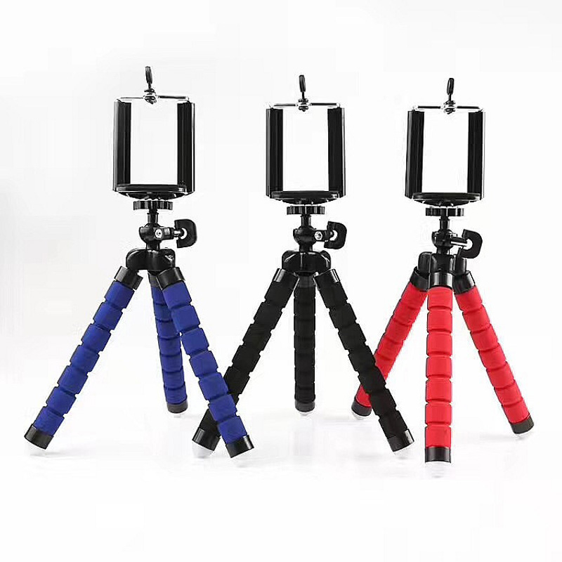 

Flexible Tripod Phone Holder for IPhone 11 Pro Max Samsung Xiaomi Sponge Octopus Mobile Stand Smartphone Camera