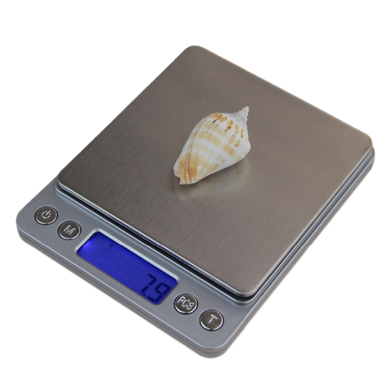 

Newest 3000g/0.1g Portable Mini Electronic Digital Scales Pocket Case Postal Kitchen Jewelry Weight Balance Digital Scale, Silver