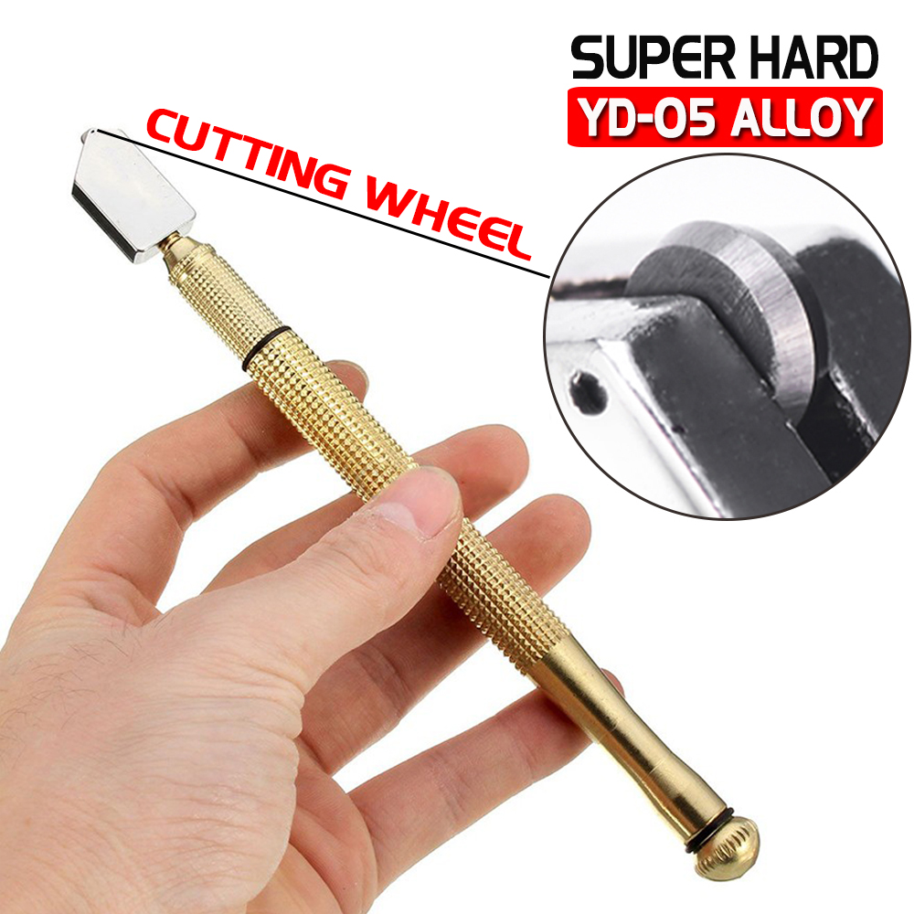Professional Glass Cutter Portable High Quality Glass Knife Carbide Wheel Blade D40-image-565500403
