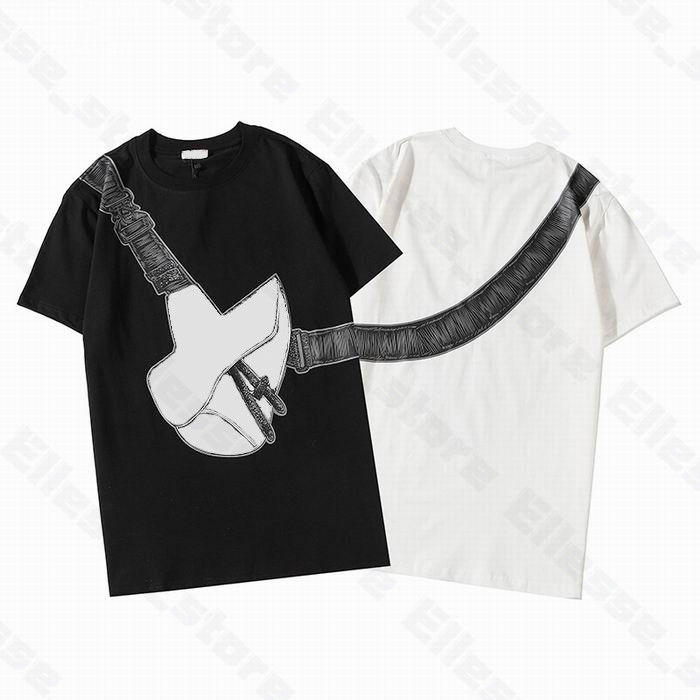 

20ss Saddle Bag Printed Mens Womens Designer T Shirts Fashion man T-shirt Top Quality Cotton Casual Tees Short Sleeve Luxe Tshirts, Black