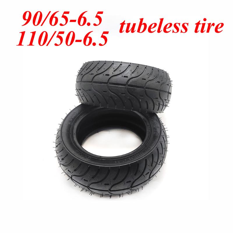 

90/65-6.5 Vacuum Tire 110/50-6.5 Tubeless Tyre for 47cc/49cc Mini Pocket Bike Gas Electric Scooter Front/rear Tires