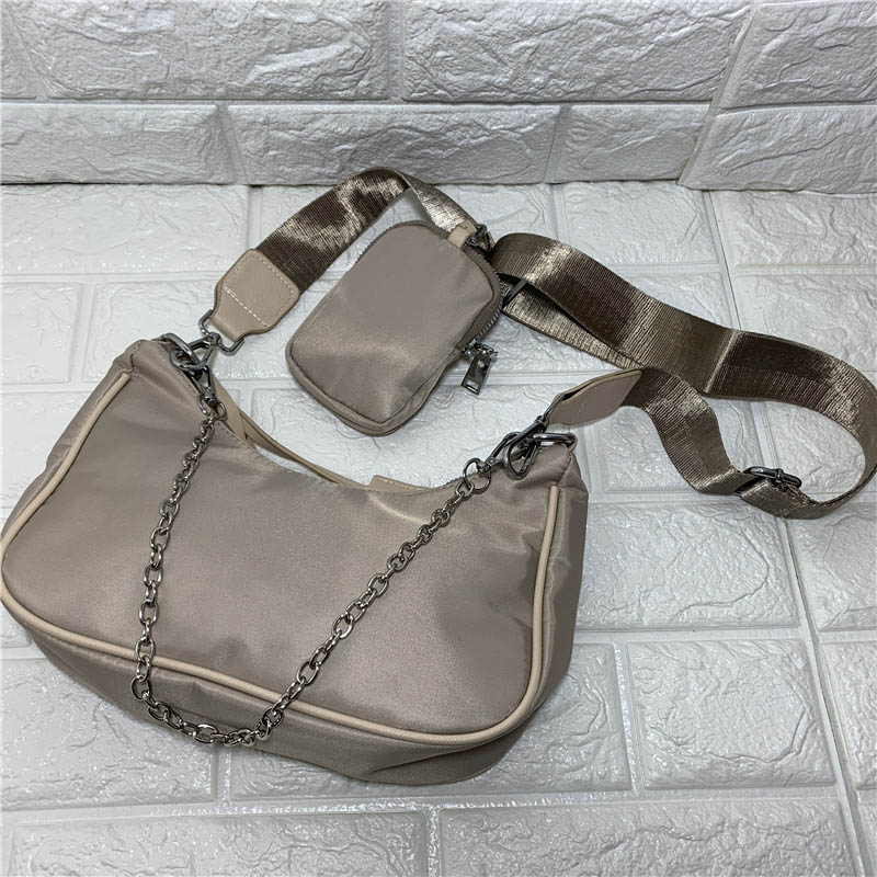 

Hobo bag canvas shoulder bag for women Chest pack lady Tote chains hand bags lady presbyopic purse messenger bag handbags wholesale