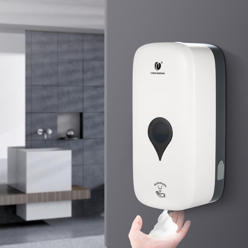 

CHUANGDIAN Automatic Soap Dispenser Wall Mounted Touchless Infrared 1000ml Automatic Soap Dispenser Hand Saniziter Machine