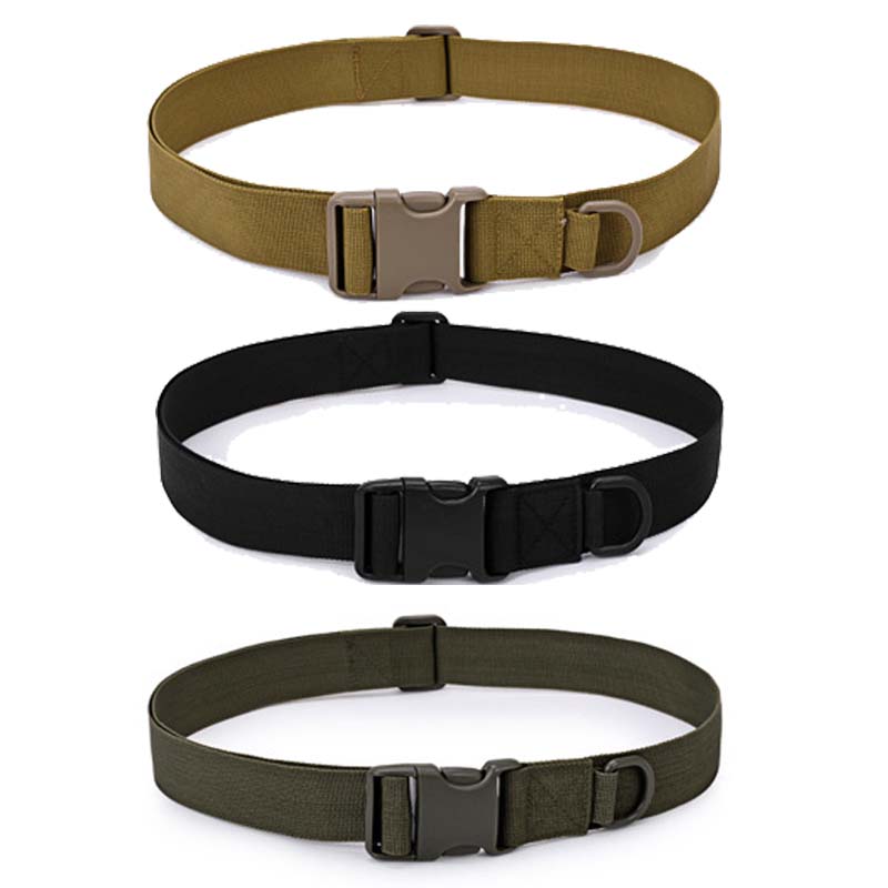 

Adjustable Buckle Tactical Belt, Sports Belt,Nylon Outdoor Sport Belts,3Colors Hunting Camping Accessories, Black