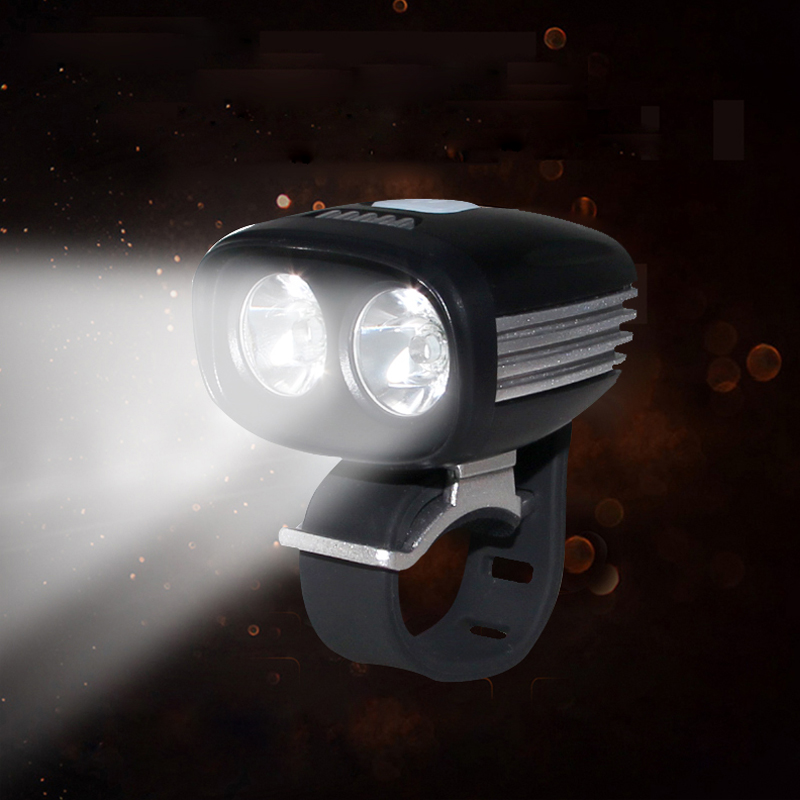 

Front Bike Headlight 2* XML U2 LED Bicycle Lamp USB/Thread Interface Cycling Light 5 Modes Energy Saving Torch No Battery