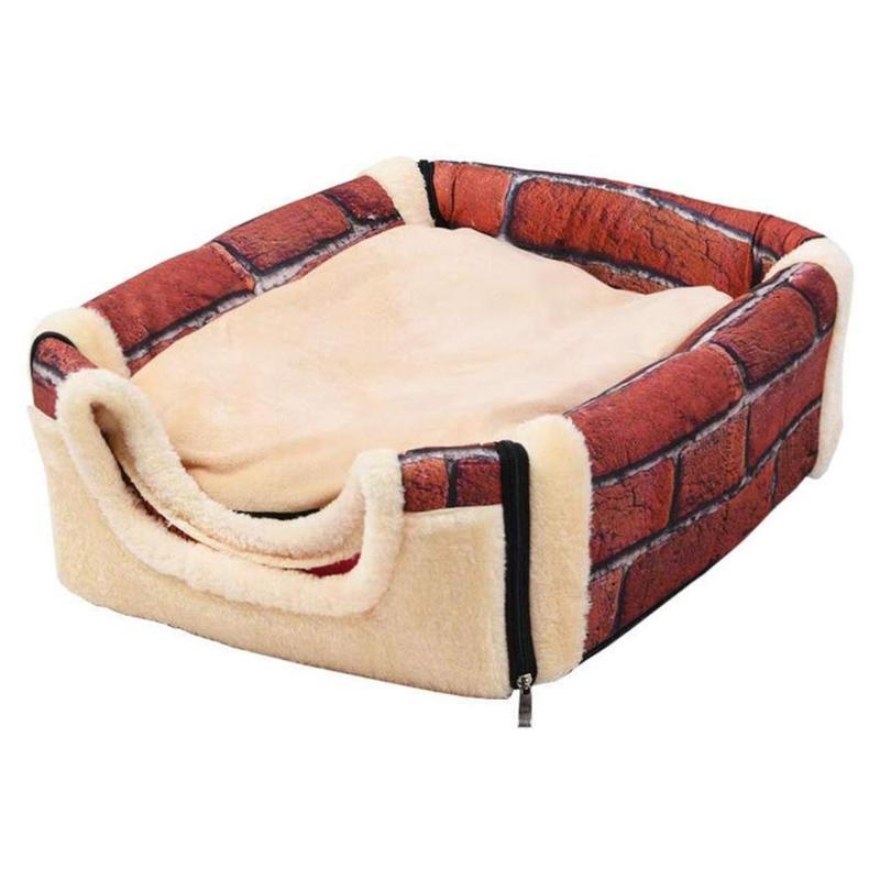 

Size  Removable Folding Lightweight Pet House 2 In 1 Comfortable Pet House And Sofa Indoor And Outdoor Portable Folding Dog Bed, 60x45x45cm