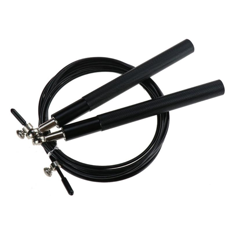 

Handle Adjustable Professional Portable Jump Rope Non Slip Workout Training Metal Bearing Skipping Speed 360 Degree Rotating Gym
